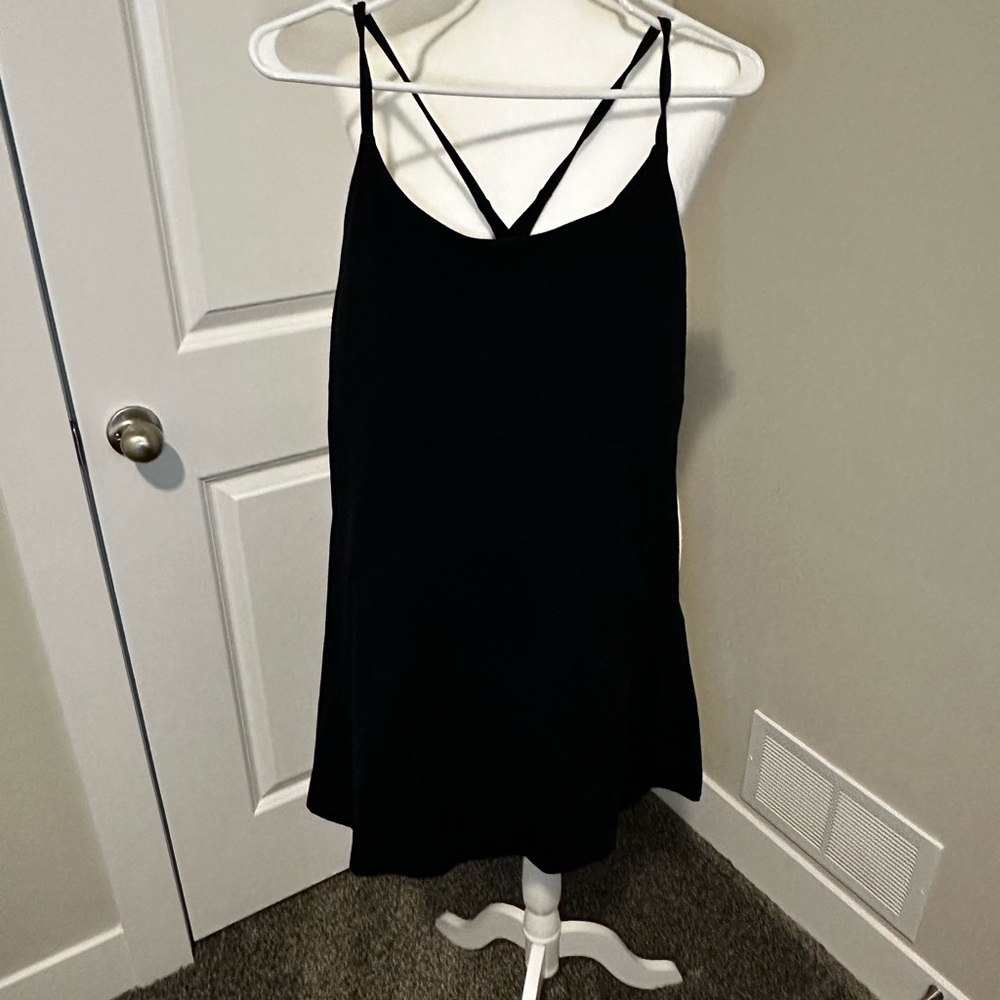 HALARA Black Strappy Dress